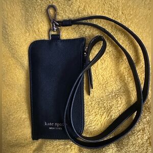 Kate Spade Black Textured Crossbody